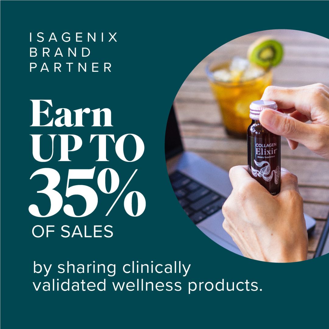 A Brand Partner With Isagenix. Up To 35 In Commissions!